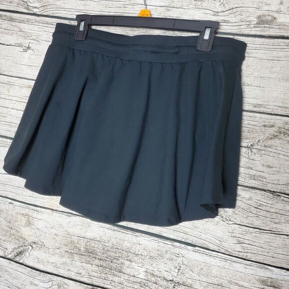 Fabletic Black Cloud Jersey Flounce Skort Size XL - Picture 7 of 9